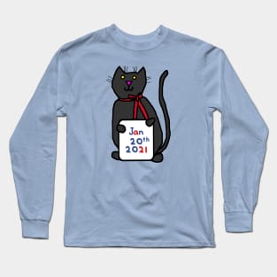 Inauguration Day Cute Cat Long Sleeve T-Shirt